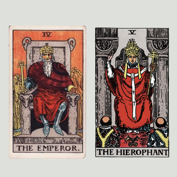 The Emperor & The Hierophant   ()